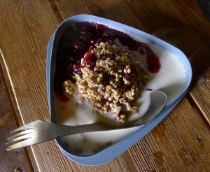 Tuorepuuroa maidolla